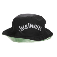Load image into Gallery viewer, NEW Jack Daniels Bucket Hat Green Black Reversible Holiday Festival Party.