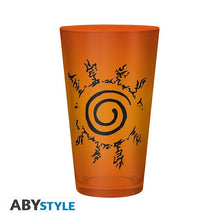 Load image into Gallery viewer, NARUTO SHIPPUDEN GLASS 400ML KONOHA & SEAL