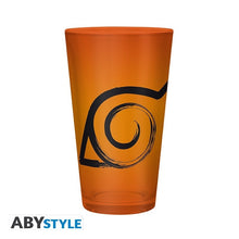 Load image into Gallery viewer, NARUTO SHIPPUDEN GLASS 400ML KONOHA & SEAL
