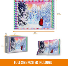 Load image into Gallery viewer, CLOUDBERRIES Snow Jigsaw Puzzle (500 pieces) AND POSTER