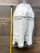 Load image into Gallery viewer, Players Edition Cricket Batting Pads SKT Cricket Guards Batting Guards White
