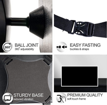 Load image into Gallery viewer, SET OF 2 Baby Child Car Safety Back Seat Mirror Rear View Baby Mirror Large 360 Degree