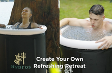 Load image into Gallery viewer, Inflatable Ice Bath Portable Bath Recovery Cold Water Therapy Tub Plunge Tub