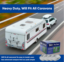 Load image into Gallery viewer, 4 Grey Pro-Paw+ Caravan Jack Pad Stable Level Support | Caravan Corner Steadies