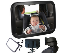 Load image into Gallery viewer, SET OF 2 Baby Child Car Safety Back Seat Mirror Rear View Baby Mirror Large 360 Degree