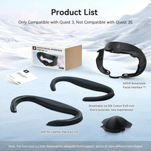 Load image into Gallery viewer, AMVR Face Pad Facial Interface Compatible designed for Quest 3