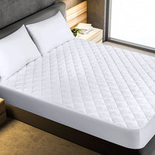 Load image into Gallery viewer, Bedsure Mattress Topper King Quilted Mattress Cover supersoft