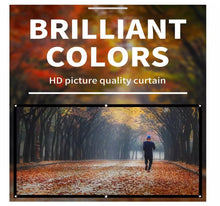 Load image into Gallery viewer, Projection Screen Material Foldable Projector Screen Non Crease Portable 100 In