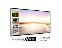 Load image into Gallery viewer, Projection Screen Material Foldable Projector Screen Non Crease Portable 100 In
