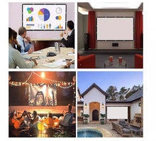 Load image into Gallery viewer, Projection Screen Material Foldable Projector Screen Non Crease Portable 100 In
