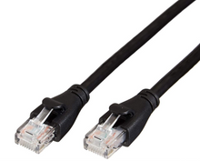 Load image into Gallery viewer, 4 Pack RJ45 CAT6 Ethernet LAN Patch Cable 1.5 m 5 Feet 1,000 Mbps (1 Gbps) Black