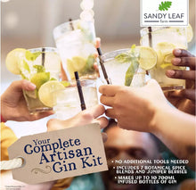 Load image into Gallery viewer, 4 X Gin Making Kit Sandy Leaf 10 Bottle Gin Maker’s Set w/Pink & Citrus Flavour