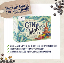 Load image into Gallery viewer, 4 X Gin Making Kit Sandy Leaf 10 Bottle Gin Maker’s Set w/Pink & Citrus Flavour
