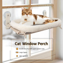 Load image into Gallery viewer, PEFUNY Cordless Folding Cat Window Perch, Cat Hammock for Window and Wall