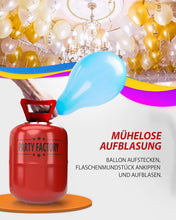 Load image into Gallery viewer, Helium Balloon Gas Disposable Approx 30 Balloons 0.2 sqm³ Foil Balloons Helium Bottle