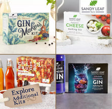 Load image into Gallery viewer, 4 X Gin Making Kit Sandy Leaf 10 Bottle Gin Maker’s Set w/Pink & Citrus Flavour