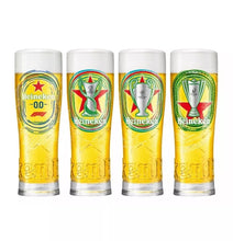 Load image into Gallery viewer, Set of 4 Limited Edition Pint Heineken Champions League F1 And Champions Cup Glasses