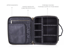 Load image into Gallery viewer, Makeup Bag Portable Professional Makeup Artist Bag Makeup Train Case Makeup Small