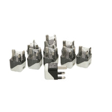 Load image into Gallery viewer, 10 X 3 Pin UK Plug 5V 1A USB Wall Charger Power Adapter, Phones Tablets AND iPad BLACK