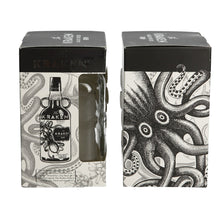 Load image into Gallery viewer, 2 x Brand New 'BOXED KRAKEN BLACK SPICED RUM MASON JAR GLASSES - PUB BAR PARTY.