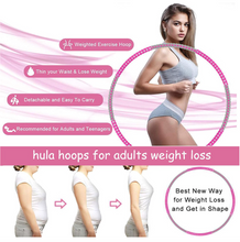 Load image into Gallery viewer, DOFLY WEIGHTED HULA HOOP FOAM PADDED ADJUSTABLE WEIGHT LARGE Hoola Hoop