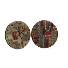 Load image into Gallery viewer, 2 x 8'' Royal Windsor and City of London Clocks. Collectables