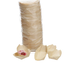 Load image into Gallery viewer, BAMBOO BOAT BUFFET party disposable canape dish Japanese 100 QTY