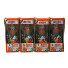 Load image into Gallery viewer, 4 x Beefeater Gin Blood Orange Halloween Skulls Collectable Glass NEW BOXED