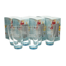 Load image into Gallery viewer, 6 x Bombay Sapphire Gin Highball Tall Glasses Tumblers. NEW. BAR. PARTY
