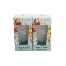 Load image into Gallery viewer, 2 x Bombay Sapphire Gin Highball Tall Glasses Tumblers. NEW. BAR. PARTY
