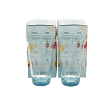 Load image into Gallery viewer, 2 x Bombay Sapphire Gin Highball Tall Glasses Tumblers. NEW. BAR. PARTY