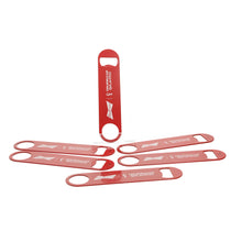 Load image into Gallery viewer, 6 X Budweiser Qatar 2022 World Cup Metal Bottle Openers