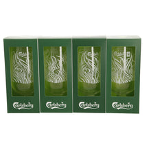 Load image into Gallery viewer, 4x Carlsberg Pilsner Lager NEW DESIGN Beer Glasses : Pint - NEW BOXED GIFT