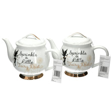 Load image into Gallery viewer, 2 x Disney Tinkerbell Porcelain Teapot