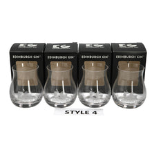 Load image into Gallery viewer, Edinburgh Gin - STYLE 4 NEW & BOXED. collectables mancave pub bar set of 4