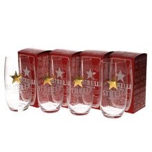 Load image into Gallery viewer, 4 x Estrella New Design, White Writing With Gold Star. Bar Party. Collectables