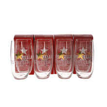 Load image into Gallery viewer, 4 x Estrella New Design, White Writing With Gold Star. Bar Party. Collectables