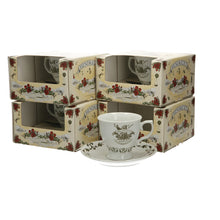 Load image into Gallery viewer, 4 x Hendricks Gin Tea Cup And Saucer Brand New In Box