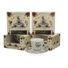 Load image into Gallery viewer, 4 x Hendricks Gin Tea Cup And Saucer Brand New In Box