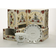 Load image into Gallery viewer, 4 x Hendricks Gin Tea Cup And Saucer Brand New In Box
