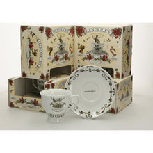 Load image into Gallery viewer, 4 x Hendricks Gin Tea Cup And Saucer Brand New In Box
