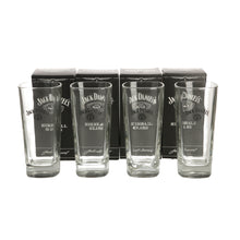 Load image into Gallery viewer, 4 x JD No7 Highball glasses. Mancave. collectables. Jack Daniels.