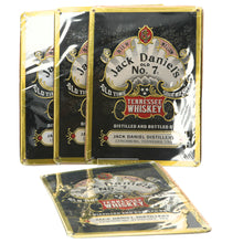 Load image into Gallery viewer, 4 x JD Old No7 Tennessee Signs. Man cave. Bars. Collectables. Black Sign