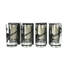 Load image into Gallery viewer, 4 x JACK DANIELS Highball Glass with Guitar Design. Memorabilia. Bar. Pub 28cl