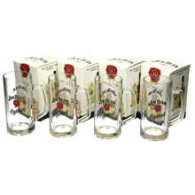 Load image into Gallery viewer, 4 x Jim Beam 'rare' Highball Glass Stein Tankard Glasses. Pub. Bar. Party 13floz