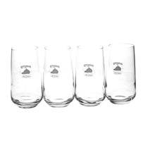 Load image into Gallery viewer, 4 x Kopparberg Rum Glasses 3/4 pint