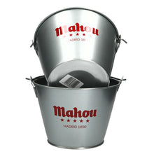 Load image into Gallery viewer, 2 x Mahou Bottle Ice Bucket With Handle 10” Diameter Brand New, beer bucket
