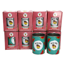 Load image into Gallery viewer, 8 x Malibu Watermelon Drinking Tin/Drinks. Collectables. Bar. Pub