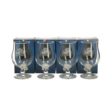 Load image into Gallery viewer, 4 X Birrificio Angelo Poretti Half- Pint Goblet Glass Brand New