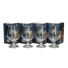 Load image into Gallery viewer, 4 X Birrificio Angelo Poretti Half- Pint Goblet Glass Brand New